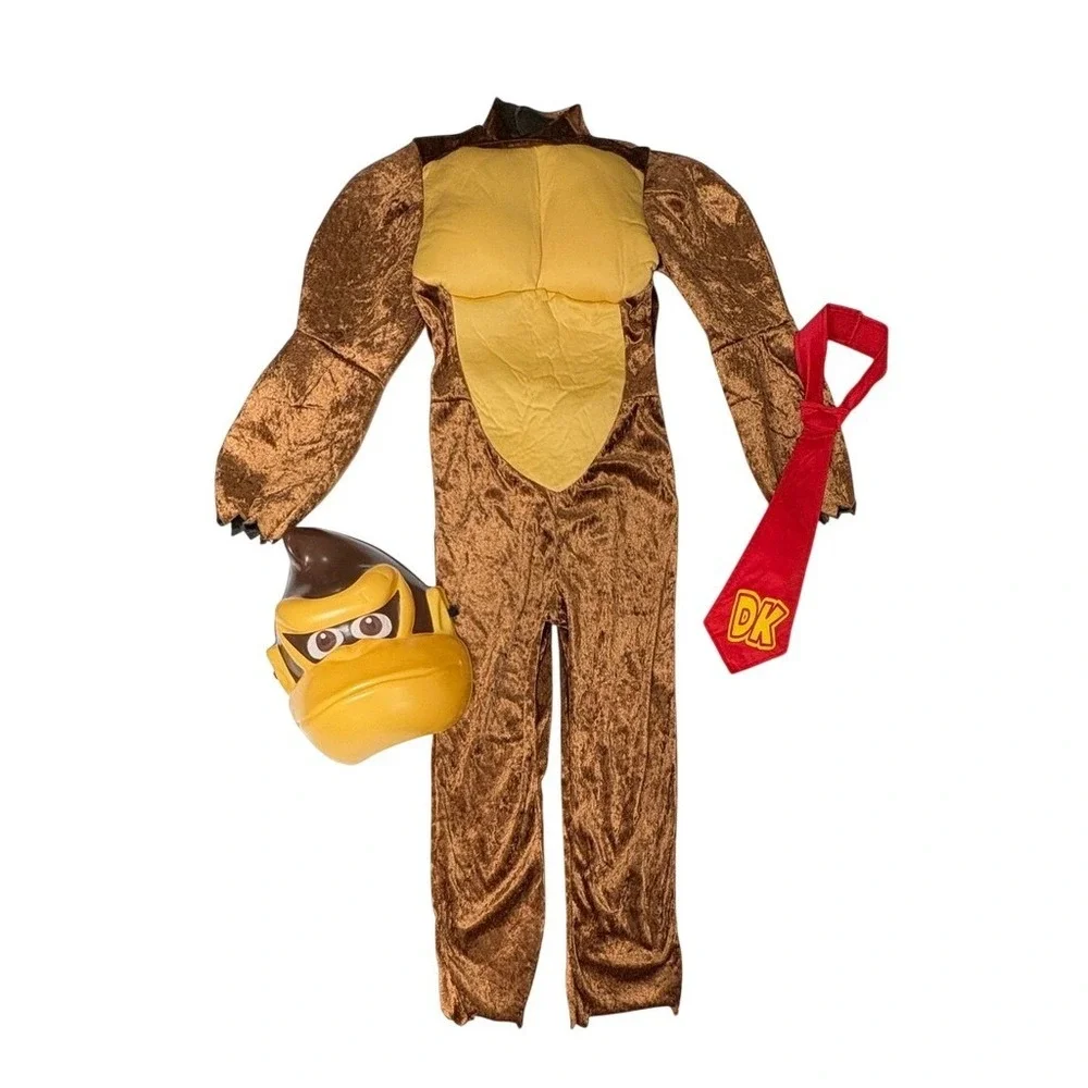 Disguise Super Mario Donkey Kong Halloween Cosplay Costume MEDIUM(7-8) Boy Kids - Picture 2 of 10